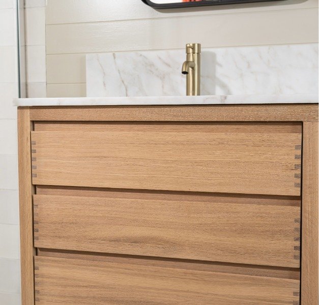 Oak Double Vanity - Image 4