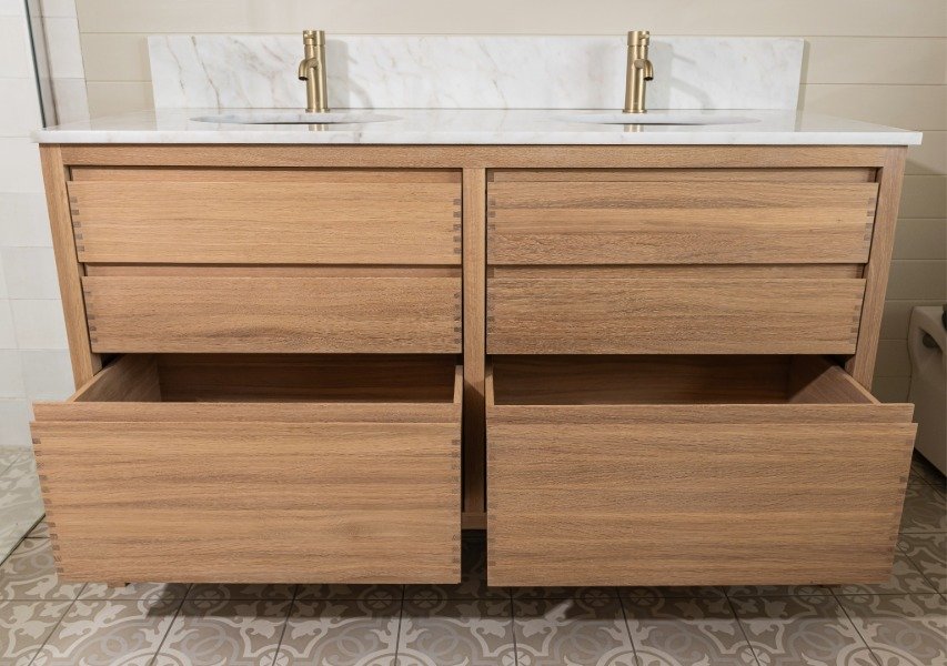 Oak Double Vanity - Image 5