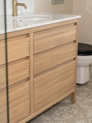 Oak Double Vanity