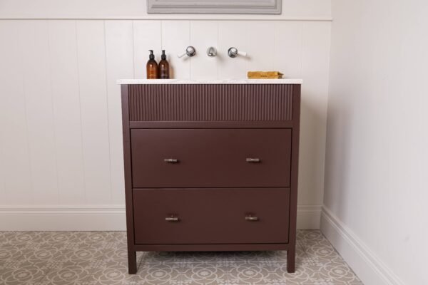 Reeded Drawer double Vanity - Image 6